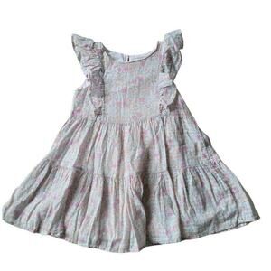 Cat & Jack Pink Floral Muslin Dress